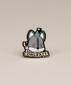 Congratulations Enamel Pin